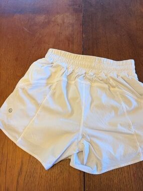 lululemon athletica White Athletic Running Shorts